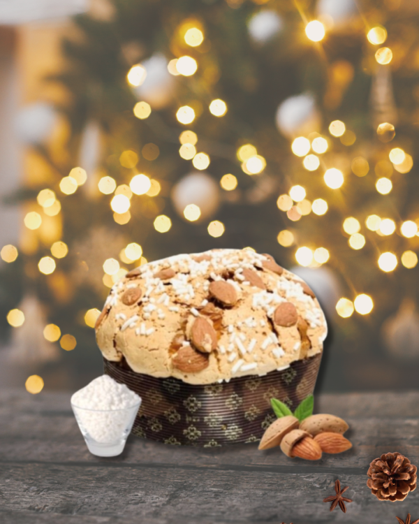 Panettone Mandorlato Artigianale con scatola